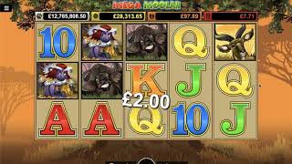 Watch us trigger the Mega Moolah Jackpot Bonus Game and try to win millions screenshot 1