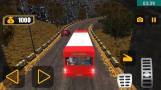 Snow Off-Road Hill Bus Driving Android Gameplay HD screenshot 5