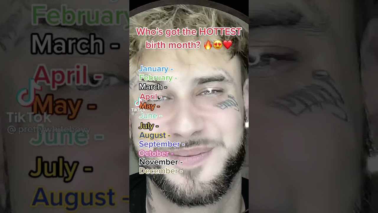 Who S Got The Hottest Birth Month 