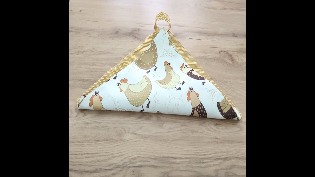 This pot cover is so easy to make that even beginners can sew it easily.