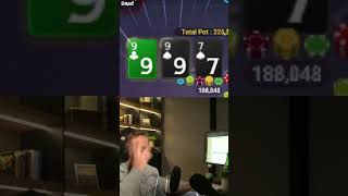 IMAGINE GETTING THIS FLOP IN A MULTIWAY ALL IN ON THE FINAL TABLE 😱