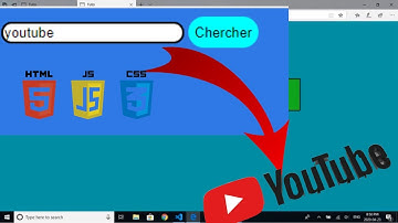 Barre de recherche fonctionnelle dans JavaScript Html Css | version française