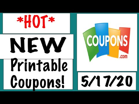 *HOT* NEW PRINTABLE COUPONS–5/17/20