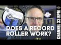 Cleaning vinyl records with a sticky roller  record roller review