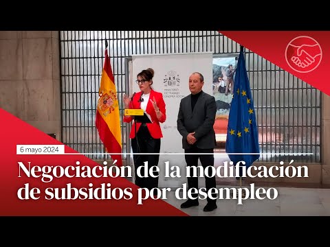 Avances significativos en la negociación de la modificación de los subsidios de desempleo