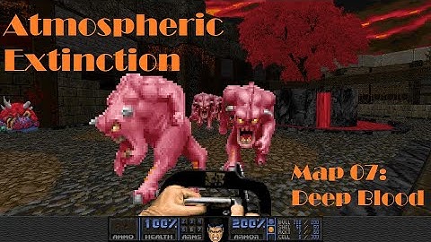 Doom 2: Atmospheric Extinction by Velvetic - Map 07: Deep Blood - UV 1st try - short&sweet map