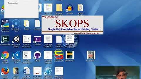 Controlling SKOPS on Eye Blink