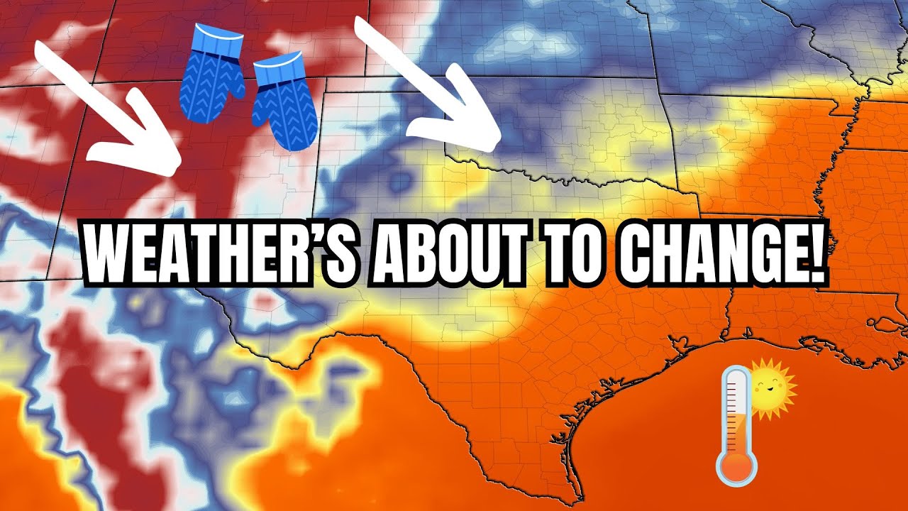 Weather changes on the way to Texas - YouTube