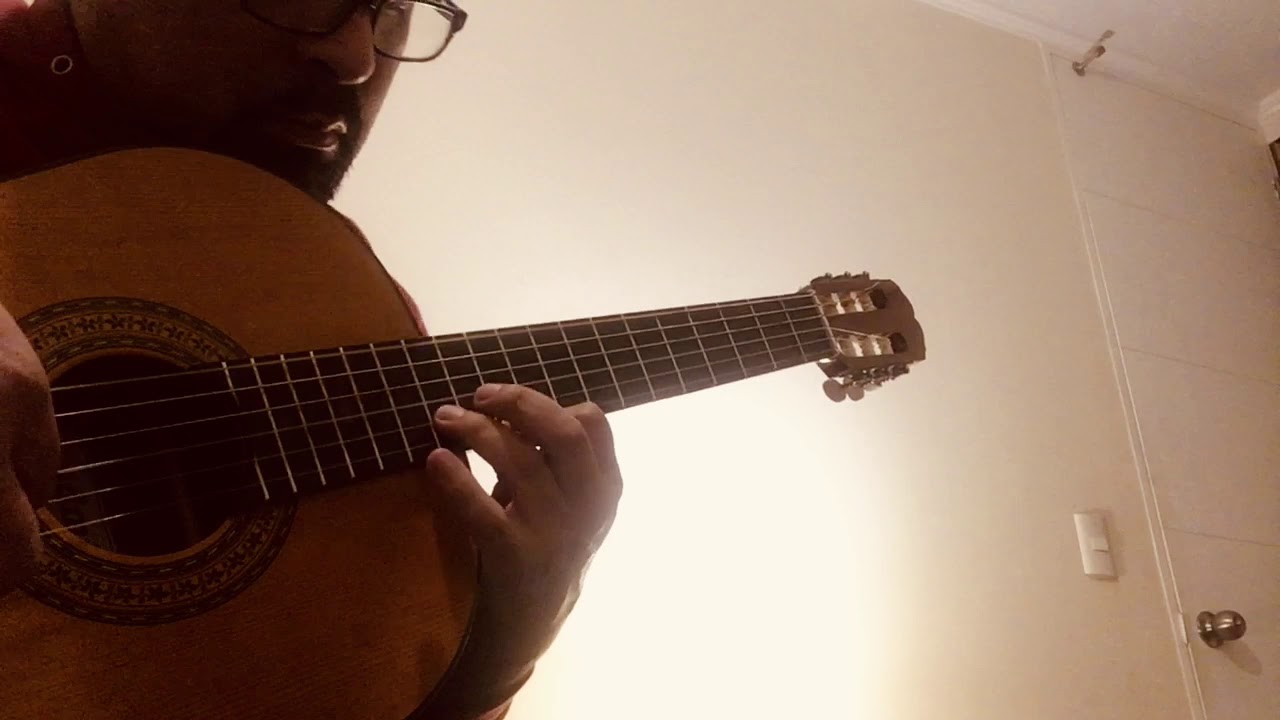Claro de Luna versión para guitarra por Luis Riquelme 