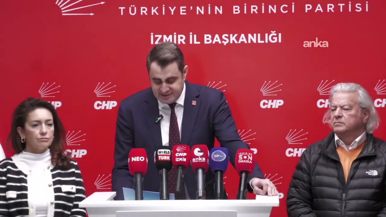 CHP İzmir İl Başkanı Çağatay Güç açıklama yapıyor / İzmir #Canlı