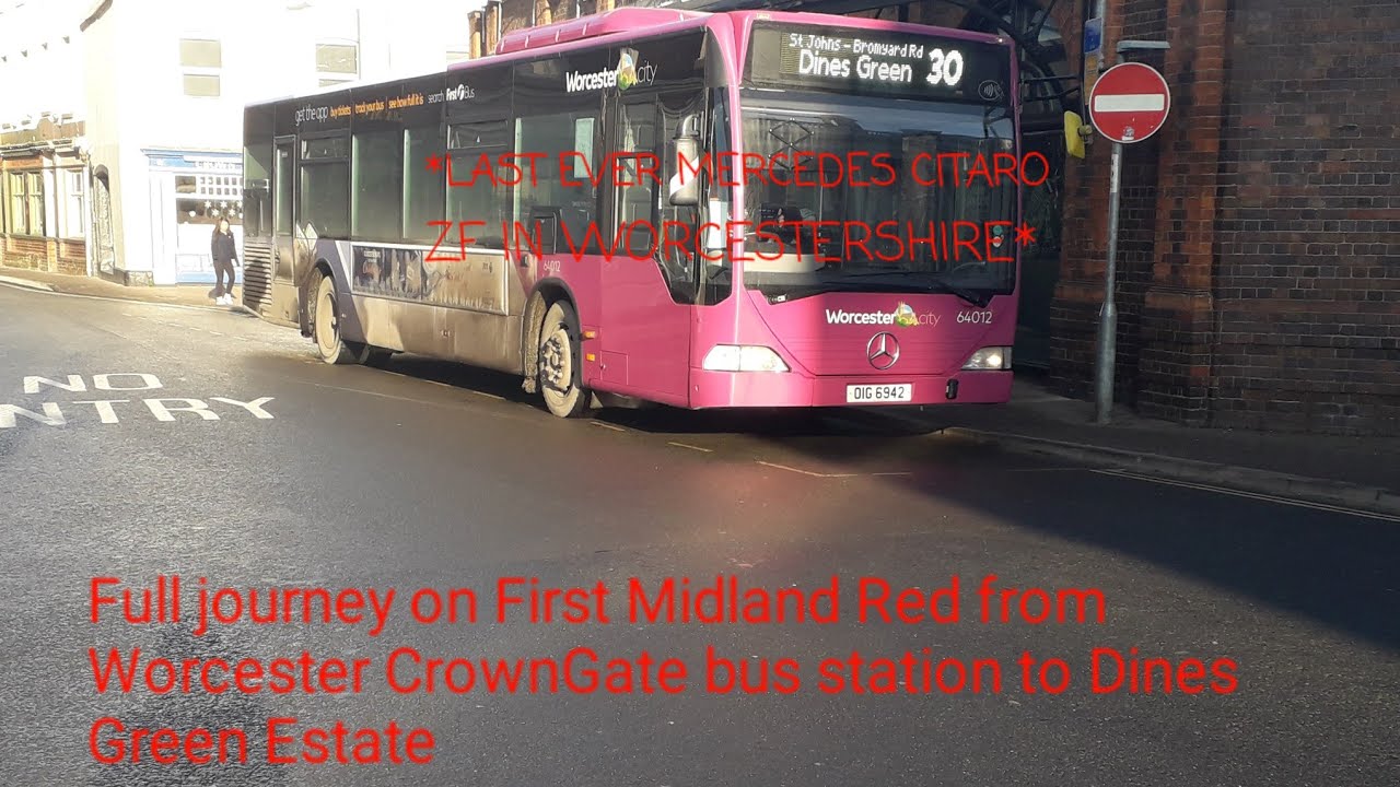 STUNNING ZF Full Journey On First Midland Red From Worcester stunning-zf-full-journey-on-first-midland-red-from-worcester