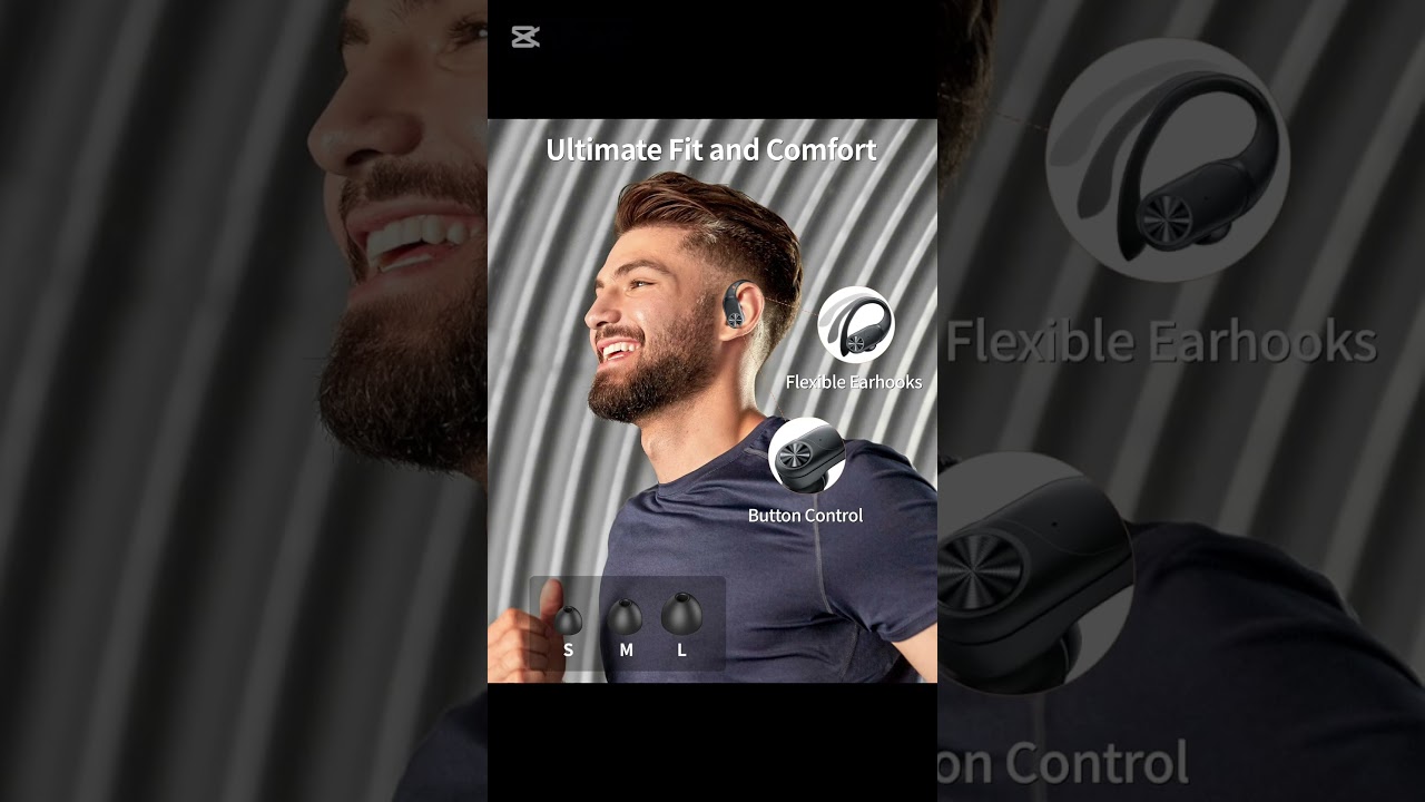 PocBuds Bluetooth Headphones Wireless Earbuds 80hrs Playtime Wireless Charging Case Digital