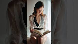 Peaceful Reading Time Serena Marcelline EP 35 #relaxing #shorts #reading