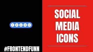 Font Awesome Social Media Icons Animation