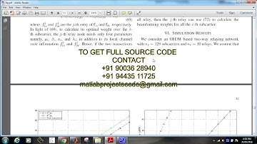 Matlab code for Joint spectrum sharing and power allocation of OFDM based two way relaying
