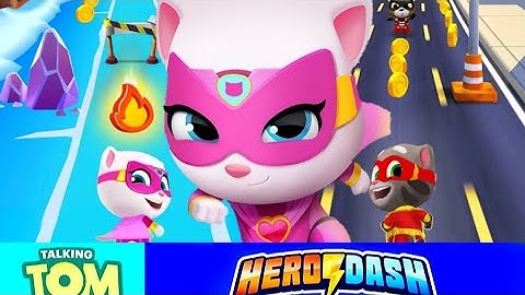 Talking Tom Hero Dash Big Update All Levels Gameplay walkthrough android, iOS