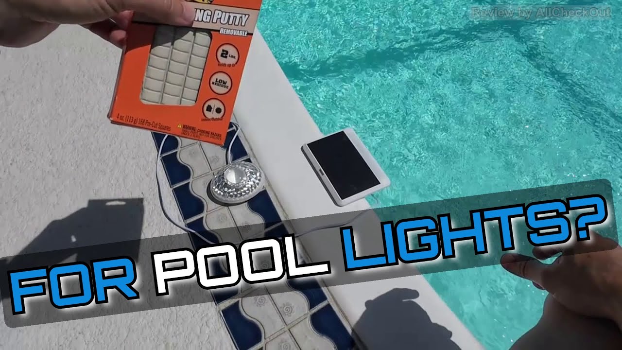 Can We Use Gorilla Mounting Putty To Install A Solar Inground Pool Light?