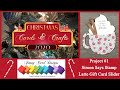 Christmas Cards & Crafts 2020 Project #1: How To Use Simon Says Stamp Latte Gift Card Slider Die Set