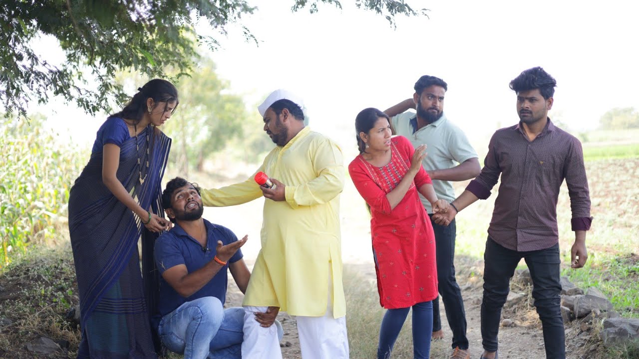 नवऱ्याचा लफडं 😂 बायको चालली घर सोडून 😔 नवरा गेला जीव द्यायला! by sominath aswar