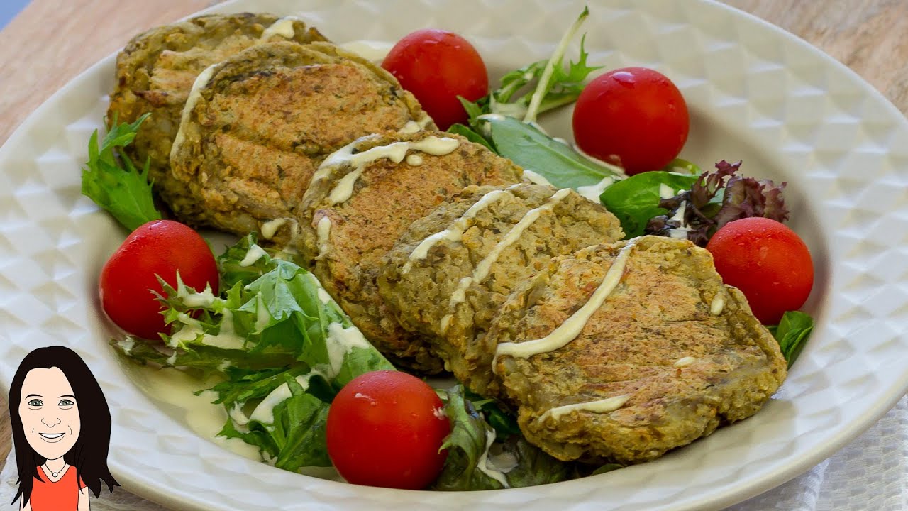 EASY Baked Chickpea & Potato Burger Patties NO OIL Vegan Recipe