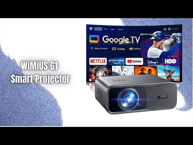 WIMIUS G1 SMART PROJECTOR 本体 WiMiUS G1 Smart Projector Review | Official Google TV | 4K