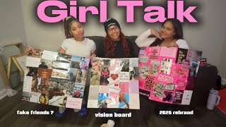GIRL TALK : VISION BOARDS ( fake friends ?, red flags, new beginnings in 2026 Information