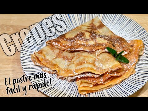 Este es el postre más Fácil y Rápido | Receta de Crepes