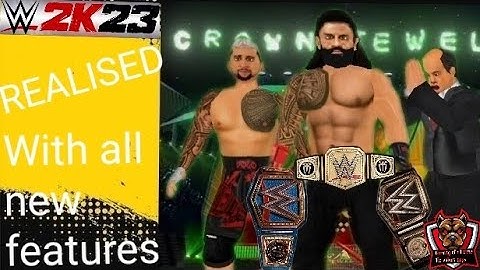 Wr3d 2k23 new mod REALISED with all new features new hairs new beards and Models and many much more