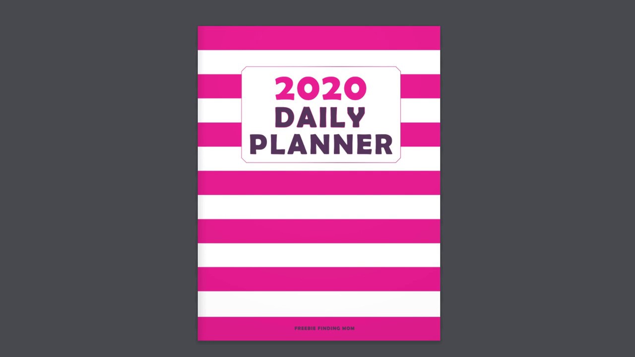 2020 Printable Daily Planner Bundle (Annual, Monthly and Weekly Planner ...