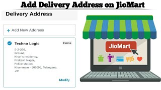 How to Add Shipping address on JioMart | Add your Delivery Address in Jio Mart App | Techno Logic screenshot 5