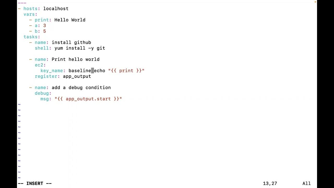 Ansible YML indentation explained aws ansible yml devops linux 