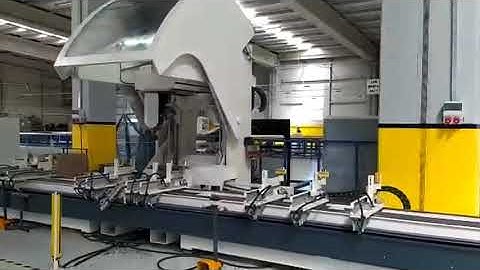 ino XP 9000 - 5 Axis CNC Profile Machining Center Notching Operations