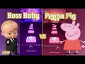 Tiles Hop - Boss Baby vs Peppa Pig - Coffin Dance Song. (COVER) V Gamer