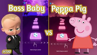 Tiles Hop - Boss Baby vs Peppa Pig - Coffin Dance Song. (COVER) V Gamer
