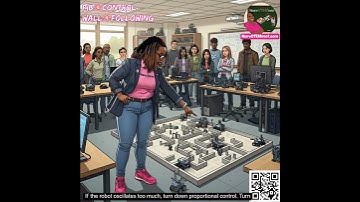 🎓 NoireSTEMinist® Tutorials: PID Control for Wall Following #NoireSTEMinist #Robots #PIDControl