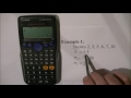 Tuto statistiques à deux variables avec Casio - YouTube