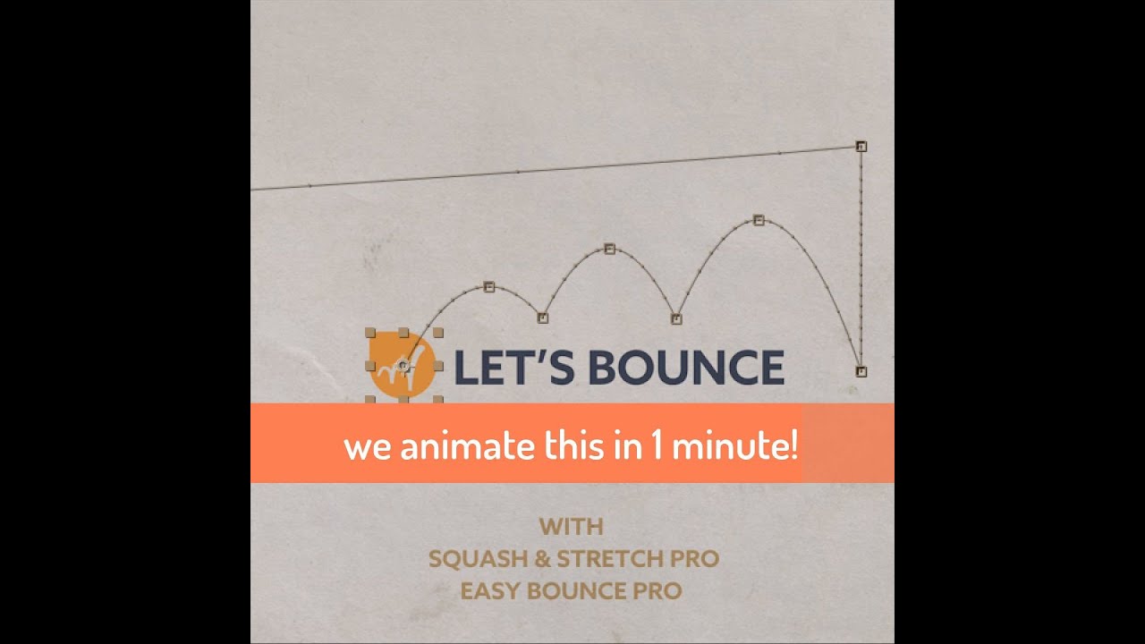 Combining Squash & Stretch Pro and Easy Bounce in After Effects - YouTube