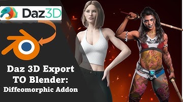 Importing DAZ models into Blender - Diffeomorphic Addon