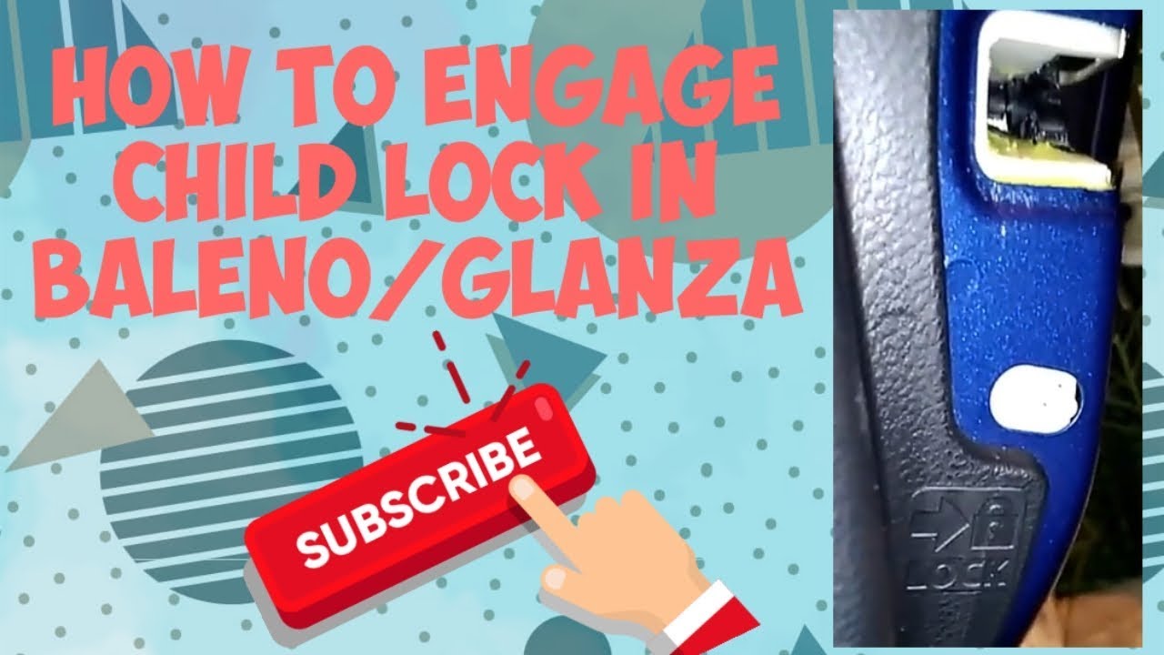How to switch on the child lock on the Maruti Suzuki Baleno. YouTube