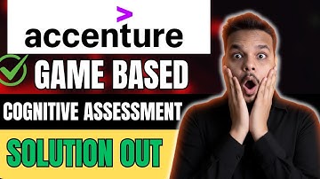 Accenture Cognitive Assessment | Game Based Questions | Path Finder | Accenture Hiring 2025-2026