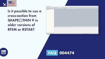 [EN] FAQ 004474 | Is it possible to use a cross-section from SHAPE‑THIN 9 in older versions of RF...