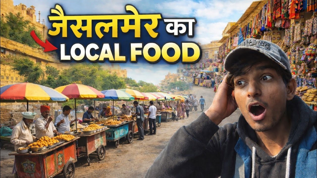 👉Jaisalmer ka Local food 🇮🇳ll Jaisalmer Street Food in vlog 😋
