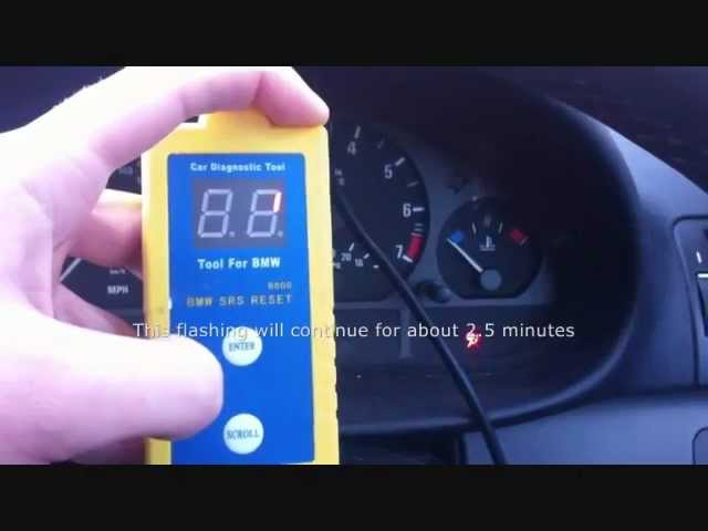 melk wit Verscherpen uitgebreid Reset BMW airbag light - How To Do It - YouTube