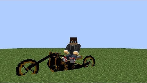 Minecraft SteamBike mod 1.7.2