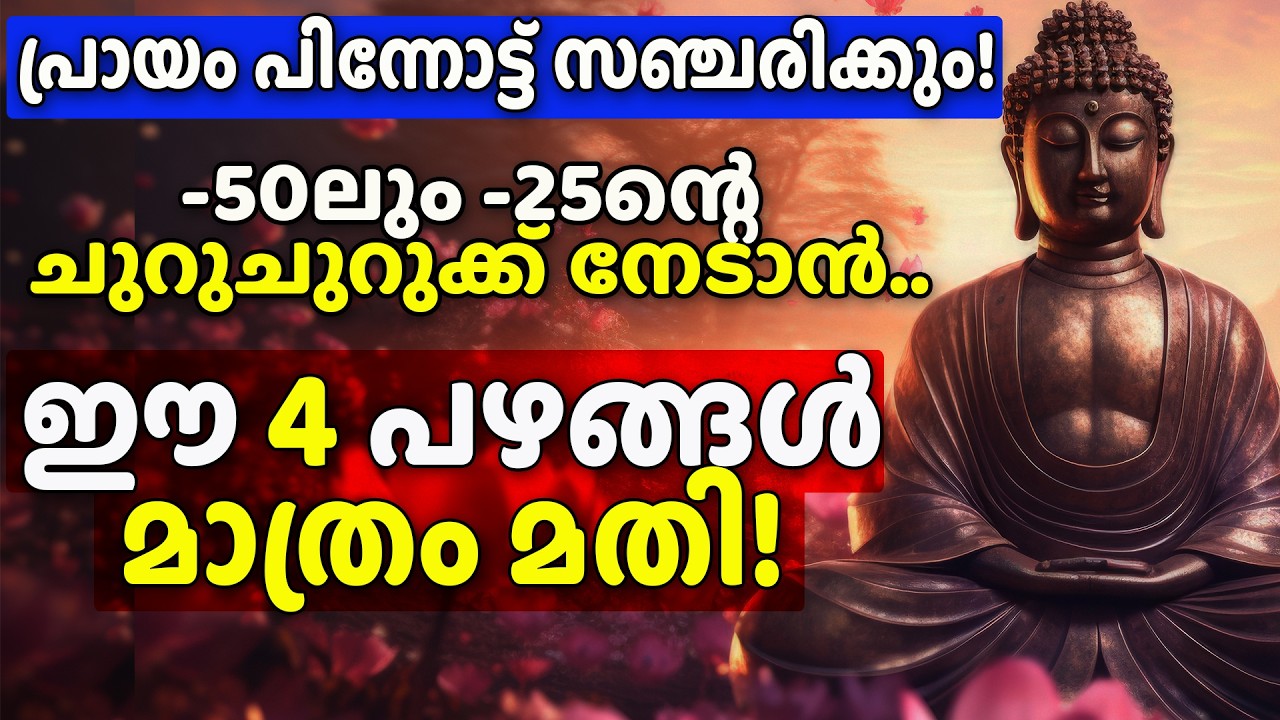 മരുന്നുകളല്ല, മന്ത്രവുമല്ല; എന്നും ചെറുപ്പമായിരിക്കാൻ ഗുരു നൽകിയ ആ 4 'രഹസ്യ' പഴങ്ങൾ! SREE BUDDHA