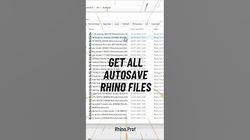 🤯 Save this super useful tip for recovering Rhino Files for your next project.