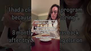 In those eight months she tried a new supplement stack, a different macro approach, a hormone reset