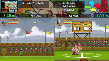 SNES Super Stars 2018 [069] - Asterix & Obelix (Any% Easy) by Traviktox and Contos