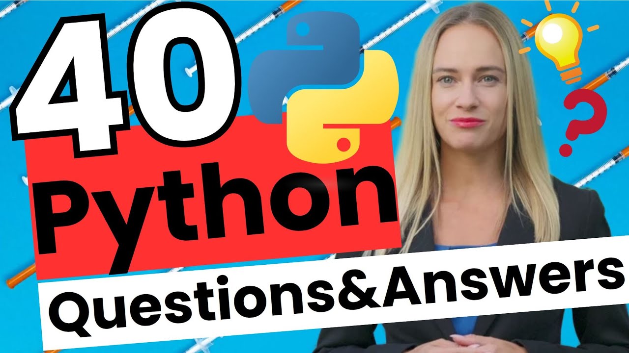 40 Python Question and Answers [MOCK TEST EXAM INTERVIEW PREP 2025 ...