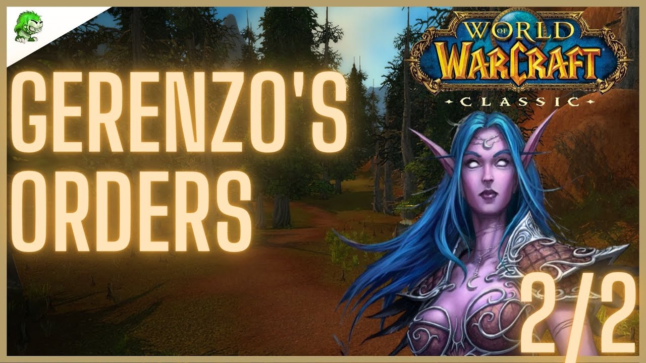 WoW Classic Gerenzo's Orders